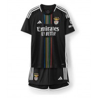 Koszulka piłkarska Benfica Strój wyjazdowy dla dzieci 2023-24 tanio Krótki Rękaw (+ Krótkie spodenki)